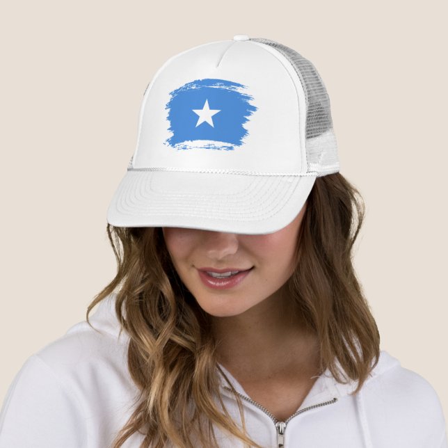 Somalia flag trucker hat (In Situ)