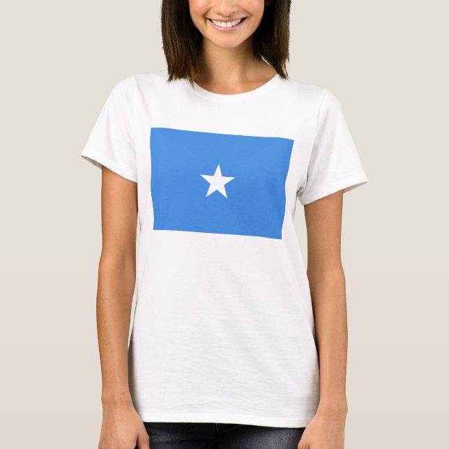 Somalia Flag x Map T-Shirt (Front)