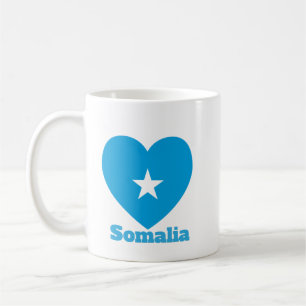 Somalia Heart Flag Coffee Mug