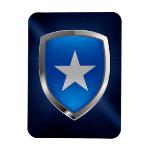 Somalia Metallic Emblem Magnet
