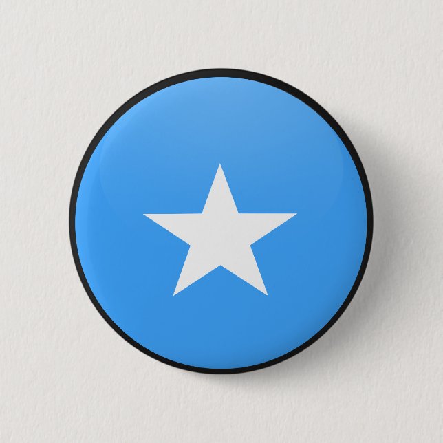 Somalia quality Flag Circle 6 Cm Round Badge (Front)