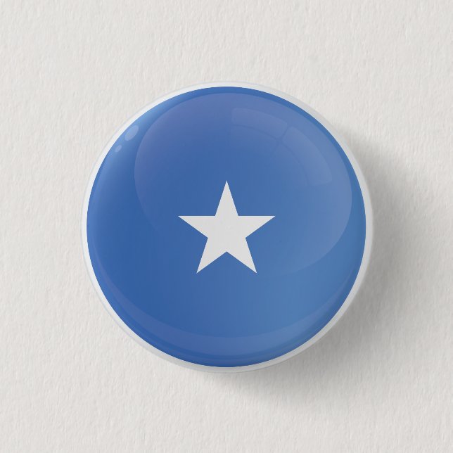 Somalia  Round Icon Flag 3 Cm Round Badge (Front)