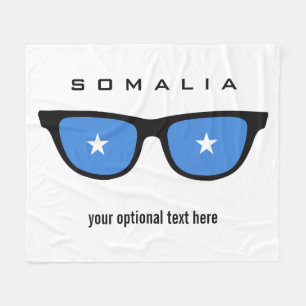 Somalia Shades custom fleece blankets