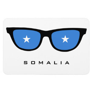 Somalia Shades custom text & colour magnet