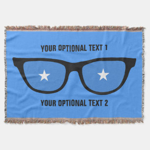 Somalia Shades custom throw blanket