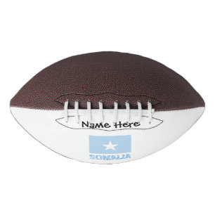 Somalia Somali Flag Black Personalisation Football