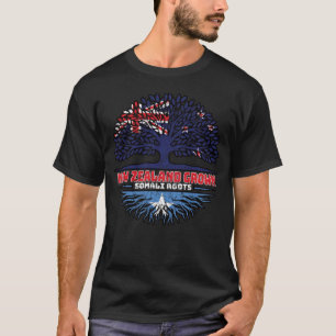 Somalia Somali New Zealander New Zealand Tree Root T-Shirt