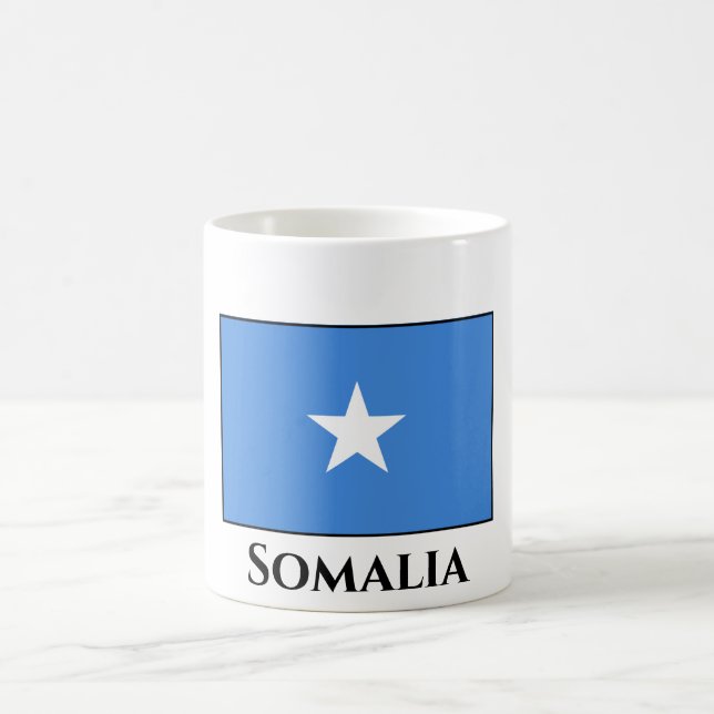 Somalia (Somalian) Flag Coffee Mug (Center)