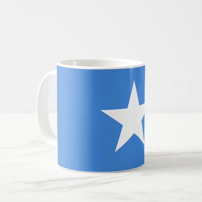 Somalia (Somalian) Flag Coffee Mug (Front Left)