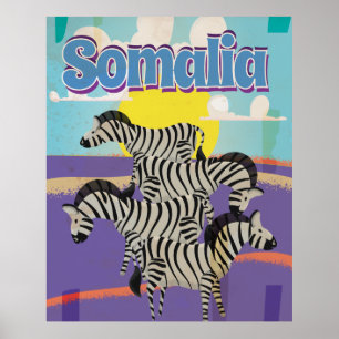 Somalia Vintage Travel Poster. Poster