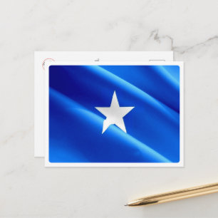 Somalia - Waving Flag - Postcard