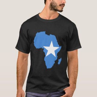 Somalian Pride Somalia Flag Africa Map Hoodie T-Shirt
