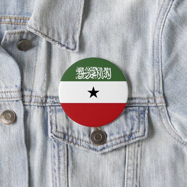 Somaliland flag 7.5 cm round badge (In Situ)