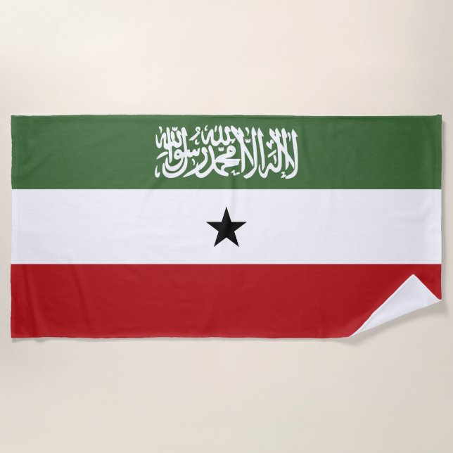Somaliland flag beach towel (Front)