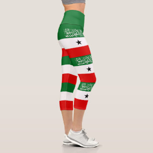 Somaliland Flag Capri Leggings