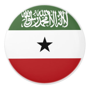 Somaliland flag ceramic knob