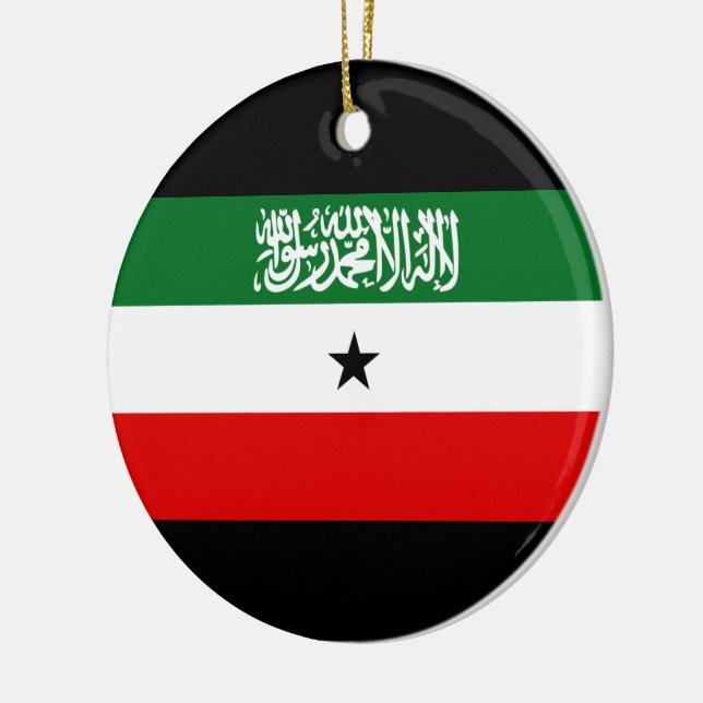Somaliland Flag Ceramic Ornament (Left)