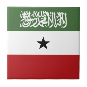 Somaliland flag ceramic tile