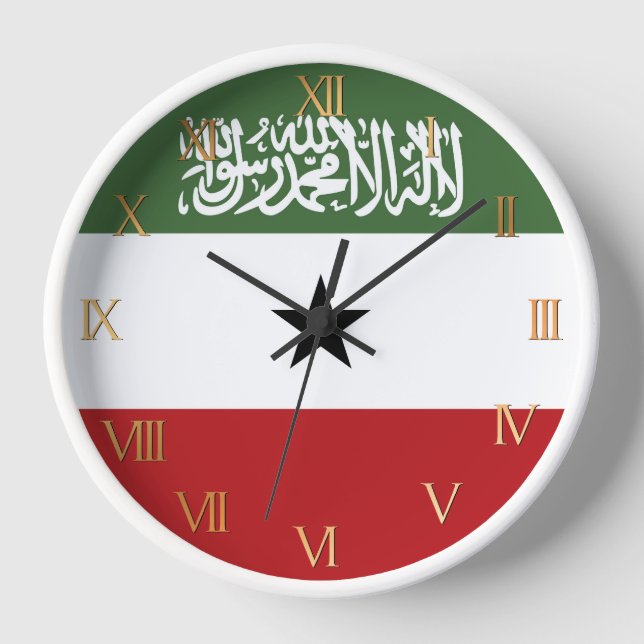 Somaliland flag clock (Front)
