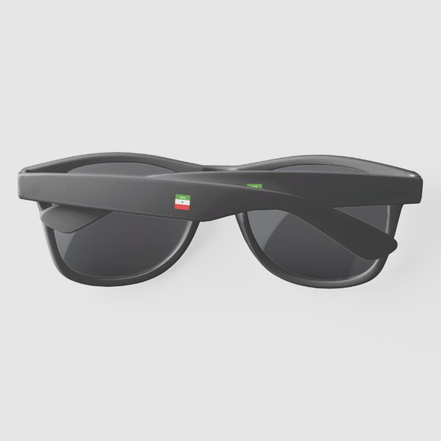 Somaliland Flag Emblem Sunglasses (Back)