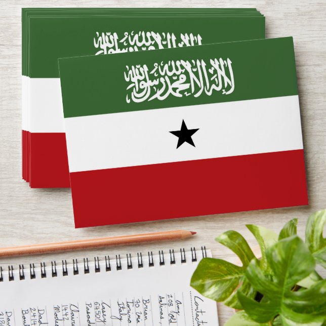 Somaliland flag envelope (Stacked)