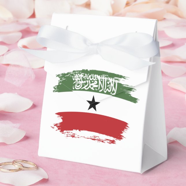 Somaliland flag favour box (Wedding)