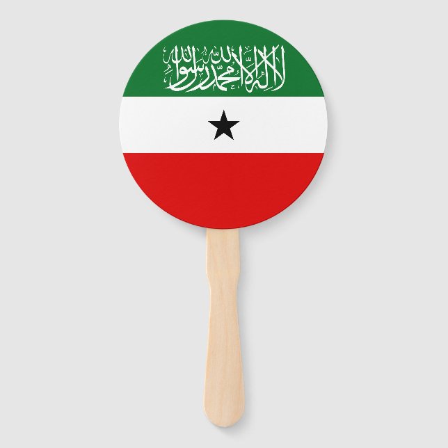 Somaliland Flag Hand Fan (Front)
