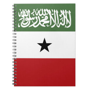 Somaliland flag notebook