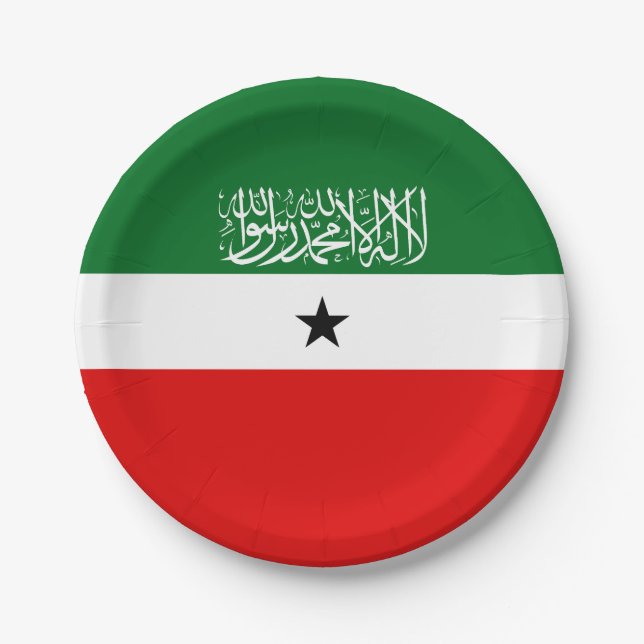 Somaliland Flag Paper Plate (Front)
