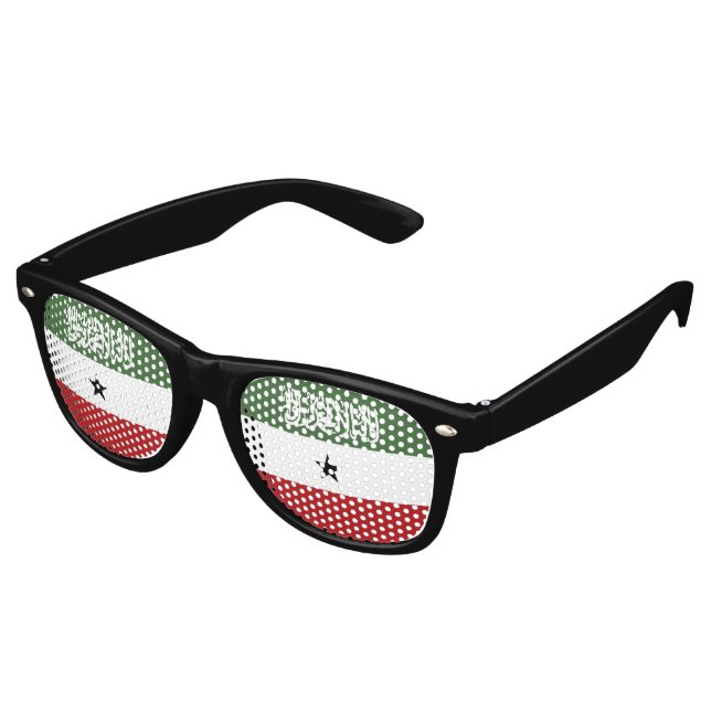 Somaliland flag retro sunglasses (Angled)