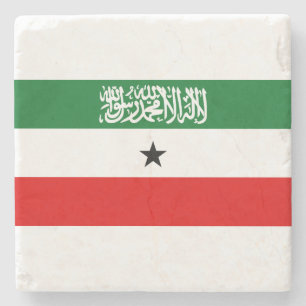 Somaliland Flag Stone Coaster