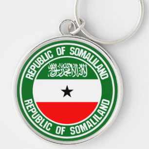 Somaliland Round Emblem Key Ring