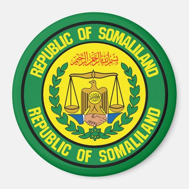 Somaliland Round Emblem Magnet (Front)