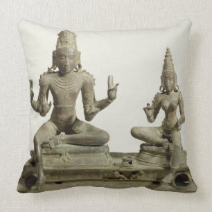 Somaskanda, Chola, Tamil Nadu (bronze) Cushion
