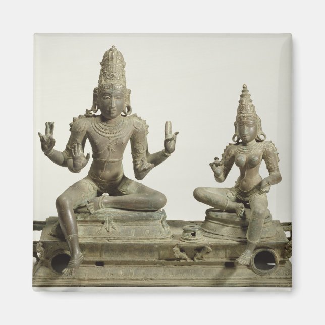 Somaskanda, Chola, Tamil Nadu (bronze) Magnet (Front)