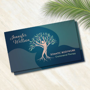 Somatic Bodywork Craniosacral Therapy Tree of Life Business Card