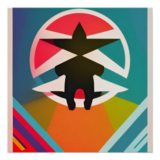 Sombra Abstracta y Colour Poster