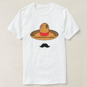 Sombrero and Moustache T-Shirt