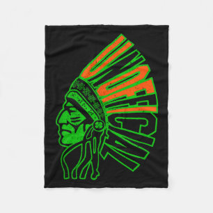 Sombrero Cactus Fiesta Squad Matching Cinco De May Fleece Blanket