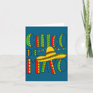 Sombrero cinco de mayo fiesta mexico party mexican card