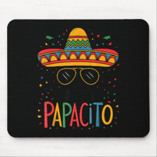 Sombrero Face Papacito Cinco Mayo Fiesta Funny Mex Mouse Pad