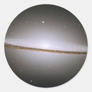 Sombrero Galaxy (Hubble Telescope) Classic Round Sticker