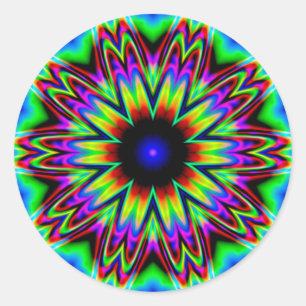 Sombrero Galaxy Mandala Classic Round Sticker