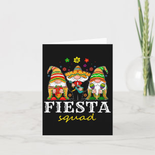 Sombrero Gnome Hat Mexican Cinco De Mayo Gnomes Fi Card
