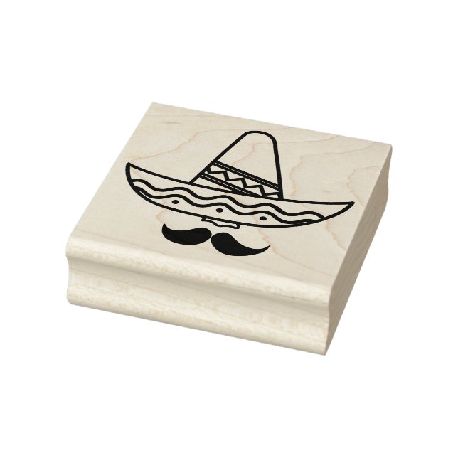 Sombrero Rubber Stamp (Stamp)