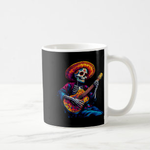Sombrero skeleton mexico dia de los muertos coffee mug