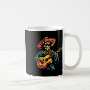 Sombrero skeleton mexico dia de los muertos coffee mug