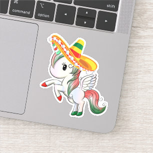 Sombrero Wearing Cinco de Mayo Unicorn Pegasus
