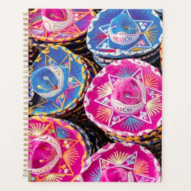 Sombreros In Mexico Planner (Front)