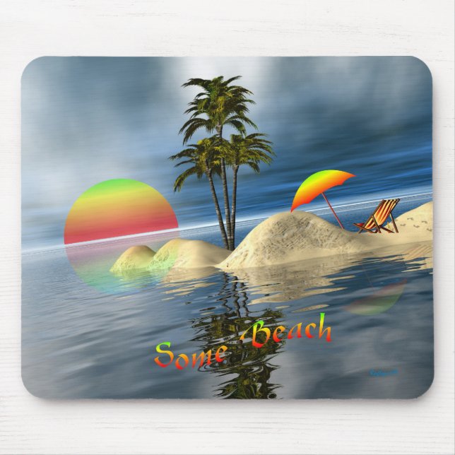 Some Beach Mouse Pad (Front)